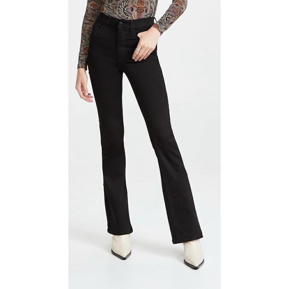 DL 1961 Bridget Boot High Rise Instasculpt Black Jeans